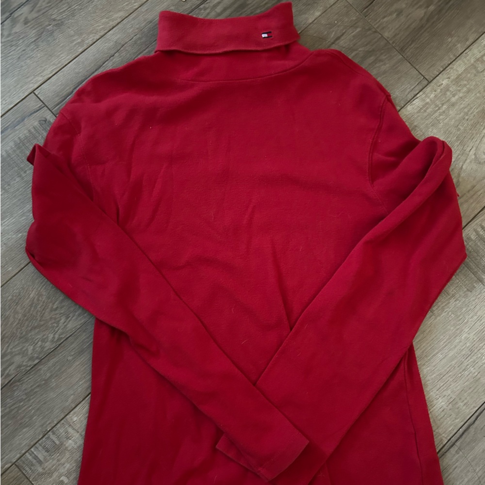 Vintage Tommy Hilfiger Vibrant Red Knitwear